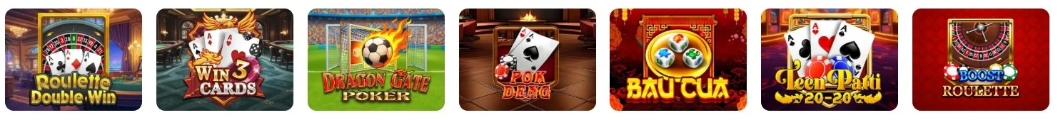 Jeevybet Casino Table Games